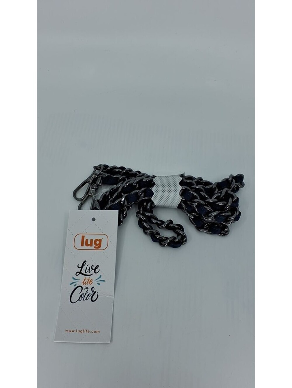 Lug Metal Chain Straps in Deep Indigo Blue